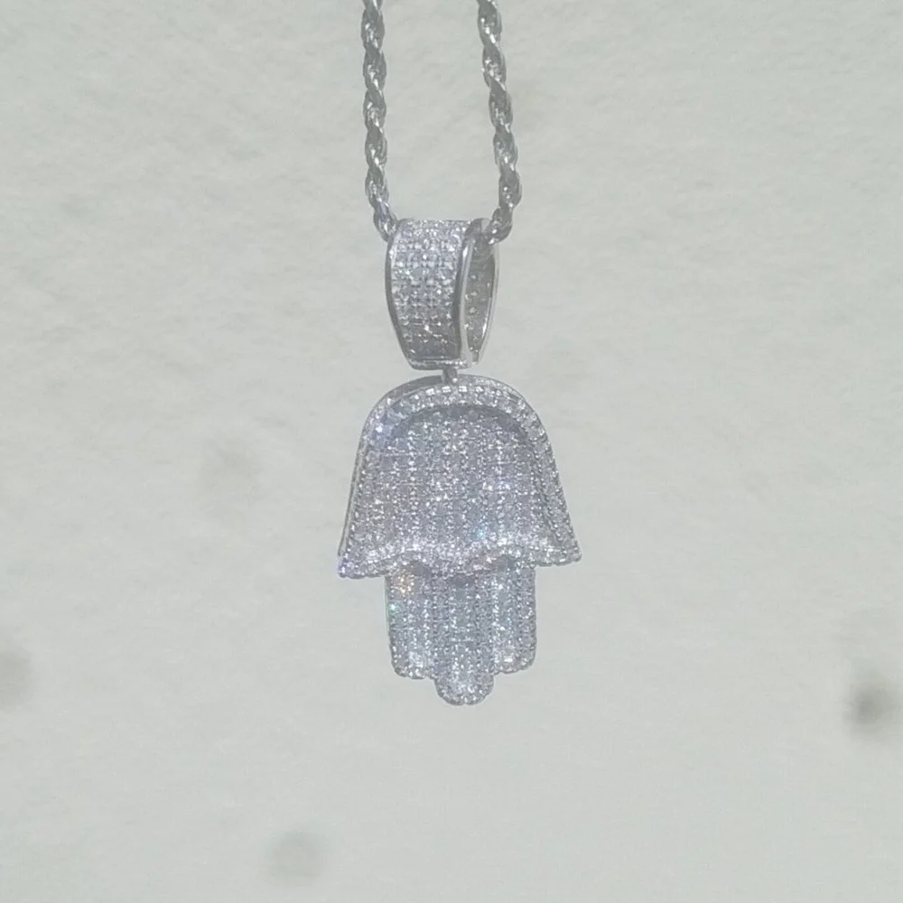 Sterling silver Hamsa hand